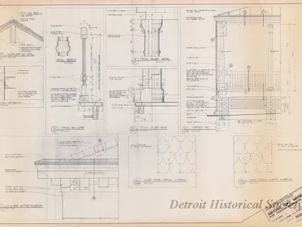 Blueprint - Historic Fort Wayne,
Post Hospital Restoration