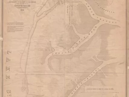 Chart, Navigational - Map of the Delta of the St. Clair [River]