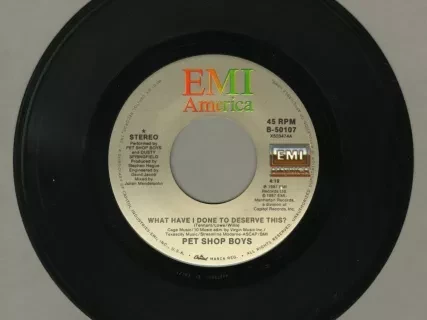 Album, Record - What Have I Done to Deserve This/A New Life