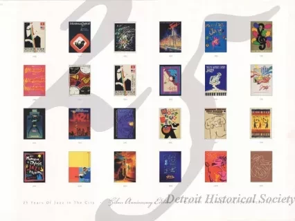 Poster - 25 Years of Jazz in the City -
Silver Anniversary Edition - Detroit International Jazz Fesitval