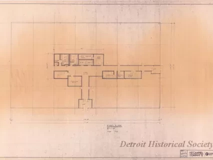 Blueprint - [University of Detroit - New Dental Center]