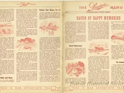 Menu - The Sanders Menu, Vol. 2, No. 16