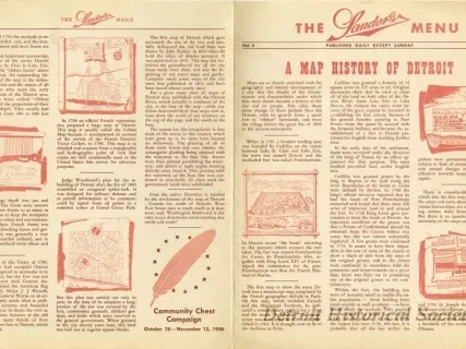 Menu - The Sanders Menu, Vol. 3, No. 22
