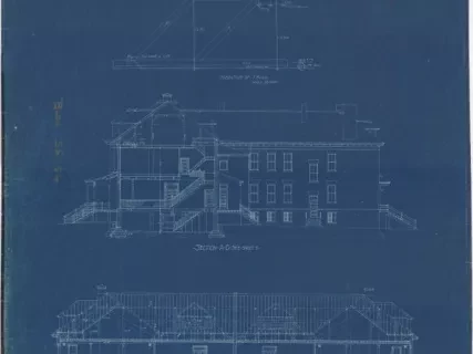 Blueprint - Two Company Barracks
[Building No. 308 & 311]