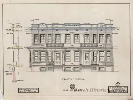 Drawing, Architectural - Front Elevation