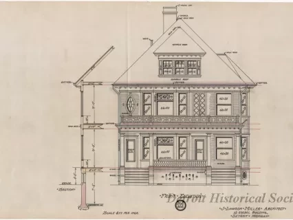 Drawing, Architectural - Front Elevation