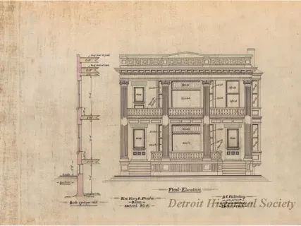 Drawing, Architectural - Front Elevation