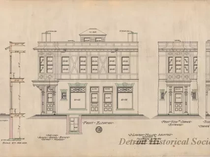 Drawing, Architectural - Front Elevation