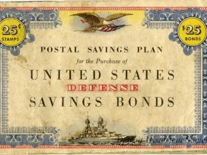 Book, Stamp - Postal Savings Plan for the Purchase of United States Defense Savings Bonds