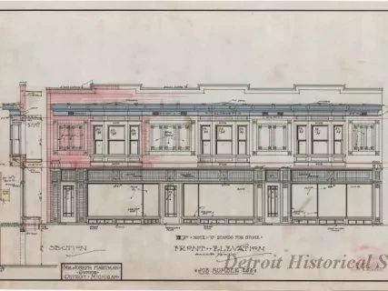 Drawing, Architectural - Front Elevation