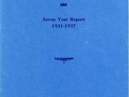 Report - McGregory Fund Seven Year Report 1931-1937