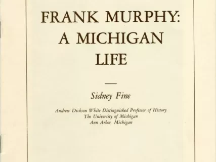 Booklet - Frank Murphy: A Michgian Life