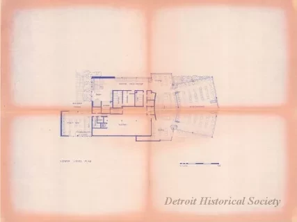 Blueprint - Lower Level Plan