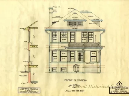 Drawing, Architectural - Front Elevation