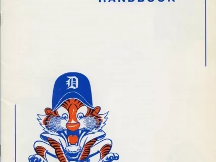 Booklet - Detroit Tigers Baseball Instruction Handbook