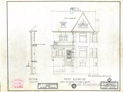 Drawing, Architectural - Front Elevation