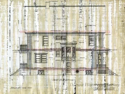 Drawing, Architectural - Side Elevation