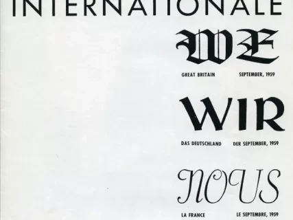 Newsletter - WE Winkelman Employees
September - October, 1959