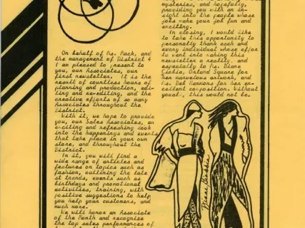 Newsletter - Vol. 1, no. 1
October, 1979