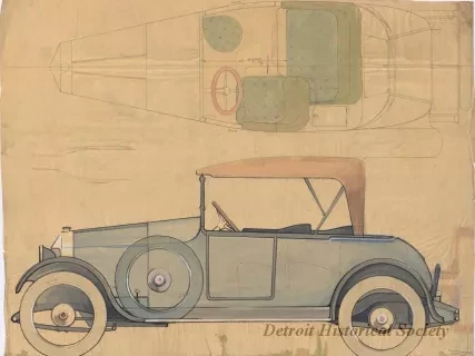 Drawing - The Intimate Roadster