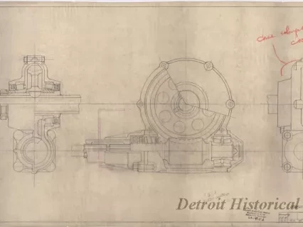 Drawing, Technical - Worm Drive Assy.