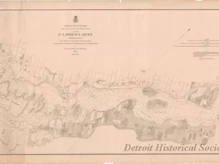 Chart, Navigational - St. Lawrence River, Detail Sheet No. 6,
From Galop Rapids to Point Iroquois
