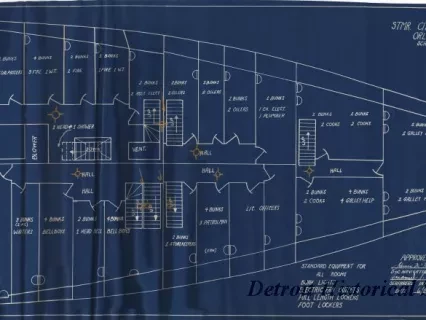 Blueprint - Stmr. City of Cleveland III,
Orlop Deck
