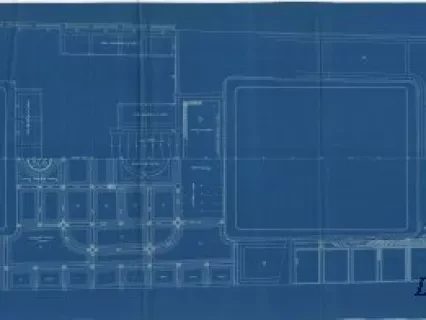 Blueprint - Plan of Ceiling Under Smoking Room,
Plan of Main Ceiling