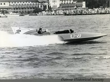 Print, Photographic - Charging for the 1966 Goldcup