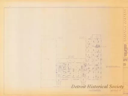 Blueprint - Detroit Residential Manpower Center
Fort Wayne, Detroit, Michigan