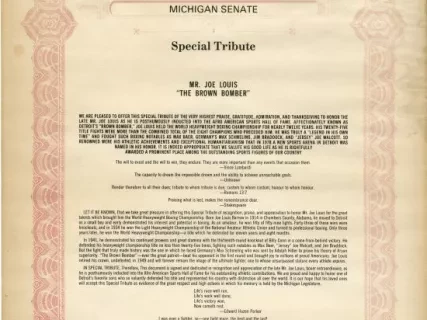 Certificate, Commemorative