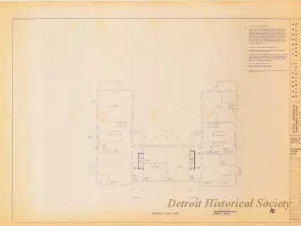 Blueprint - Detroit Residential Manpower Center
Fort Wayne, Detroit, Michigan