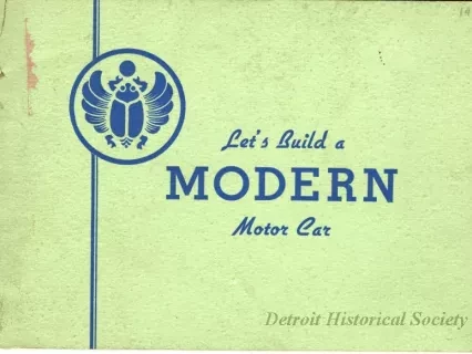 Booklet - Let's Build a Modern Motor Car