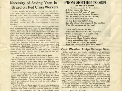 Newsletter - The News Letter, The American Red Cross, The Detroit Chapter, Vol. I, No. 13