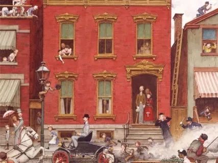 Painting - The Street was Never the Same Again