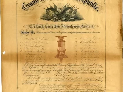 Charter - Grand Army of the Republic