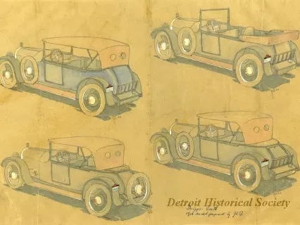 Drawing - Scripps-Booth 1916 model proposed by JSB