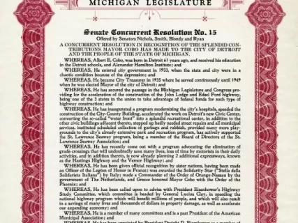 Resolution - Senate Concurrent Resolution No. 15