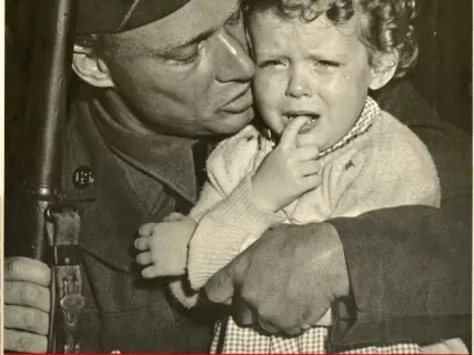 Poster - We can't all go ... but we can all help! Put at least 10% of your pay in War Bonds. Sign the card today