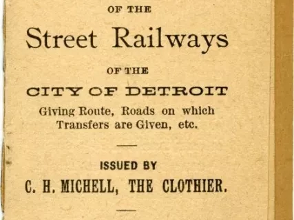 Directory - Directory of the Street Railways of the City of Detroit