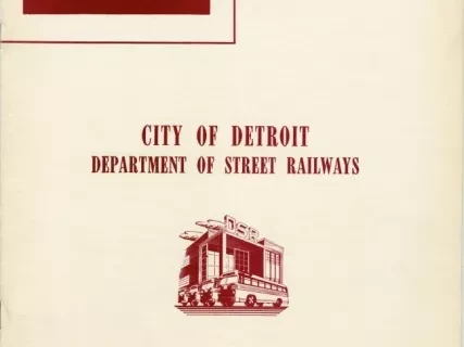 Report, Annual - Annual Report, City of Detroit Department of Street Railways, Fiscal Year Ended June 30, 1952