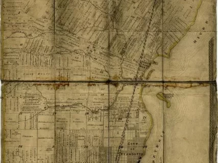 Map - Map of Ecorce Township