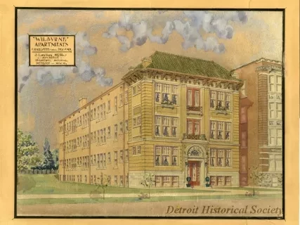 Painting - "Wilburne" Apartments