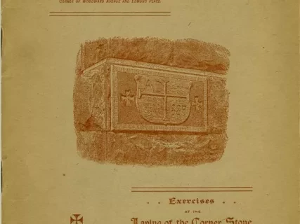 Booklet - Exercises at the Laying of the Corner Stone