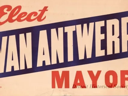 Poster - Elect Van Antwerp Mayor