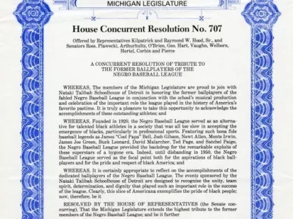 Resolution - House Concurrent Resolution No. 707