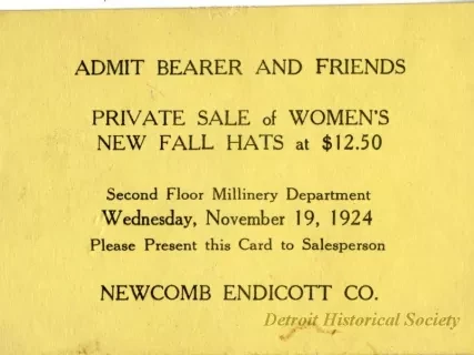 Ticket, Admission