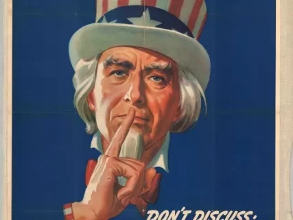 Poster - I'm Counting On You!  
Don't Discuss: Troop Movements, Ship Sailings, War Equipment