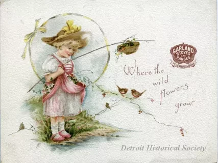 Card, Trade - Where the wild flowers grow