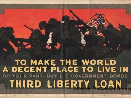 Poster - To Make The World A Decent Place To Live In,
Do Your Part - Buy U.S. Government Bonds, Third Liberty Loan